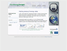 Tablet Screenshot of massenergyinsight.net